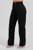 Calça Feminina Wide Leg Sarja - Attitude