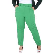 Calça feminino alfaiataria social plus size Ana