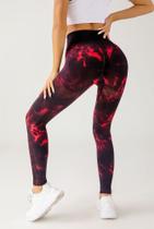 Calça Fitness Esportiva Tie Dye Levanta Bumbum - S971