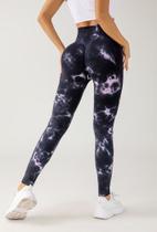 Calça Fitness Esportiva Tie Dye Levanta Bumbum - S971