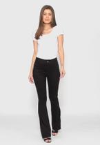 Calça Flair 7874 Preto Bella Canvas - Cintura Alta F075
