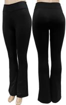 Calça Flare / Bailarina / Boca de Sino, cós alto, super grossa Calça Flare / Bailarina / Boca de Sino, cós alto, super grossa