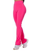 Calça Flare Bailarina Neoprene Feminina Com Bolso Cintura/Alta Calça Flare Bailarina Neoprene Feminina Com Bolso Cintura/Alta