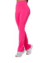 Calça Flare Bailarina Neoprene Feminina Com Bolso Cintura/Alta Calça Flare Bailarina Neoprene Feminina Com Bolso Cintura/Alta
