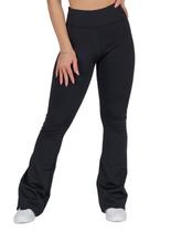 Calça Flare Bailarina Peluciada Térmica Cintura Alta