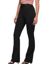 Calça Flare Bailarina Suplex Flanelada Casual Legging