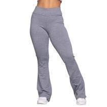 Calça Flare Bella Fiore Fitness Bailarina Suplex Conforto Academia