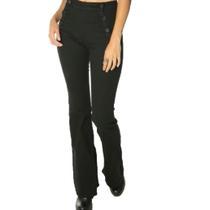 Calça Flare Cintura Alta Feminina Lady Rock Calça Flare Cintura Alta Feminina Lady Rock