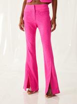 Calça Flare com Aplicação - Open -
