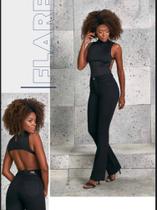 Calça Flare Cós Alto