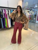 Calça Flare de Napa