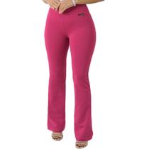 Calça Flare Feminina Boca de Sino Bailarina Social Elegante