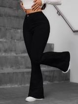 Calça Flare Feminina Kovali Fashion Store Jeans Premium Cores