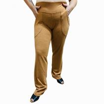 Calça Flare Gestante Pós Parto em Viscolycra Linda Gestante Calça Flare Gestante Pós Parto em Viscolycra Linda Gestante