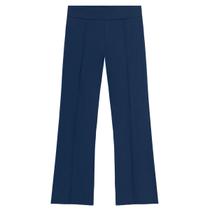 Calça Flare Infantil Menina em Malha Active Azul Brandili Calça Flare Infantil Menina em Malha Active Azul Brandili