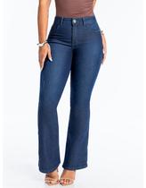 Calça Flare Jeans Feminina Biotipo Stretch Petit Para Baixinhas Confortável e Elegante Calça Flare Jeans Feminina Biotipo Stretch Petit Para Baixinhas Confortável e Elegante