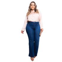 Calça Flare Jeans Plus Size - Média - Sairaf Jeans