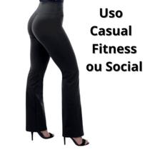 Calça FLARE Legging, Boca Sino, Bailarina, G, Feminina, Academia Cós Alta, Cós Alto, Alta Compressão