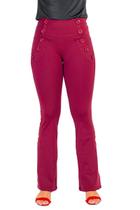 Calça Flare Montaria wolfox Com Botões Social Bolsos Fake Cos Alto Pronta Entrega Calça Flare Montaria wolfox Com Botões Social Bolsos Fake Cos Alto Pronta Entrega