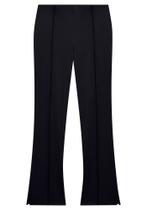 Calça Flare Plus Size Alfaiataria Com Fenda Lunender 65170