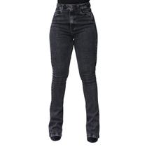 CALÇA FLARE PRETA ESTONADA ROCKS JEANS CL6038 Cor:PretoTamanho:54