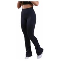Calça Flare Preta Grossa Feminina - VB Girls