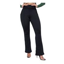 Calça Flare Social Bailarina c/Bolso na frente e Cinto Calça Flare Social Bailarina c/Bolso na frente e Cinto