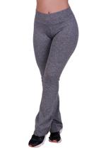 Calça Flare Suplex Bailarina Cintura Alta Esporte Academia - c6 CALÇA FRANCINE