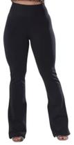 Calça Flare Suplex Flanelada Boca de Sino Bailarina Cintura Alta Calça Flare Suplex Flanelada Boca de Sino Bailarina Cintura Alta