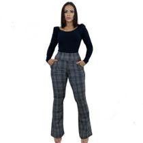 Calça Flare Xadrez Nova Coleção!!!