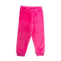Calça Fleece Avulsa Lisa Peluciada Infantil Bebê Quentinha
