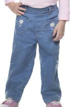Calça Flower Jeans Comfort Have Fun