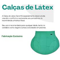 Calça Fralda Látex Lavável Incontinência Piscina, Tamanho G