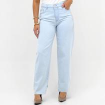 Calça Geração Moderna Jeans Reta com Strass Feminina