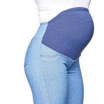 Calça Gestante Jeans De Gravida Cos Alto Confortável Top