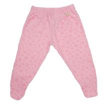 Calça Gorette The Cat Com Pé Plush Rosa