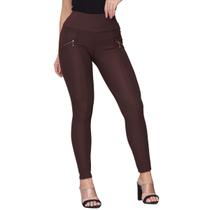 Calça Gorgurao Feminina Montaria Legging Calca Feminina Leg Canelada Bolso