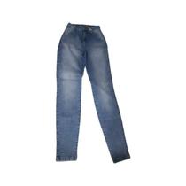 Calça Headless Skinny Bolso Faca Feminina - Jeans claro
