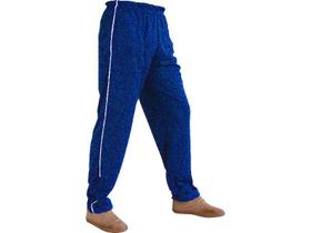 Calça Helanca Adulto com Bolso Azul Royal