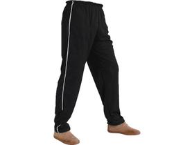 Calça Helanca Adulto com Bolso Preta Calça Helanca Adulto com Bolso Preta