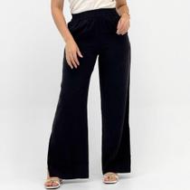 Calça Hering Pantalona em Tecido Feminina