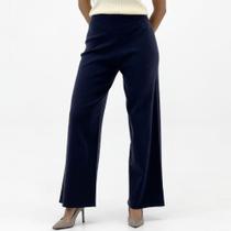 Calça Hering Wide Leg em Tricot Feminina Calça Hering Wide Leg em Tricot Feminina