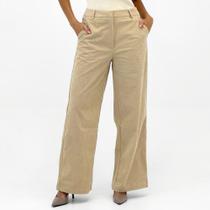 Calça Hering Wide Leg em Veludo Cotelê Feminina Calça Hering Wide Leg em Veludo Cotelê Feminina
