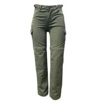 Calça Hlx Feminina Proteção Defender Adventure Verde Moto