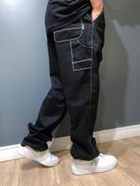 Calca hocks sarja baggy reta preta