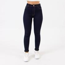 Calça Hot Pant Feminina Azul Carbono Lady Rock