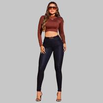 Calça Hot Pants Cintura Alta com Cinto incluso Pit Bull Jeans 89539