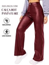Calça Hot Pants Flare Em Cirré Com Bolsos E Zíper Cintura Alta Conforto Dia a Dia Calça Hot Pants Flare Em Cirré Com Bolsos E Zíper Cintura Alta Conforto Dia a Dia