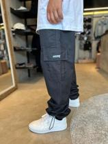 Calça Hype Cargo Ripstop Preta