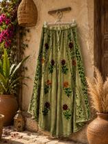 Calça Indiana Stone Washed Batik Bordada 2 Modelos Cor:03Tamanho:G